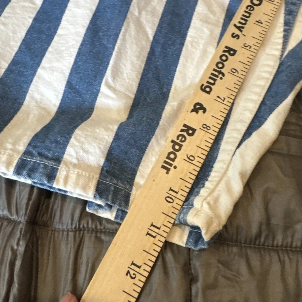 Vintage County Seat Nouvo Jeans wear Shorts‎ Men's Size 38 Denim White Stripe